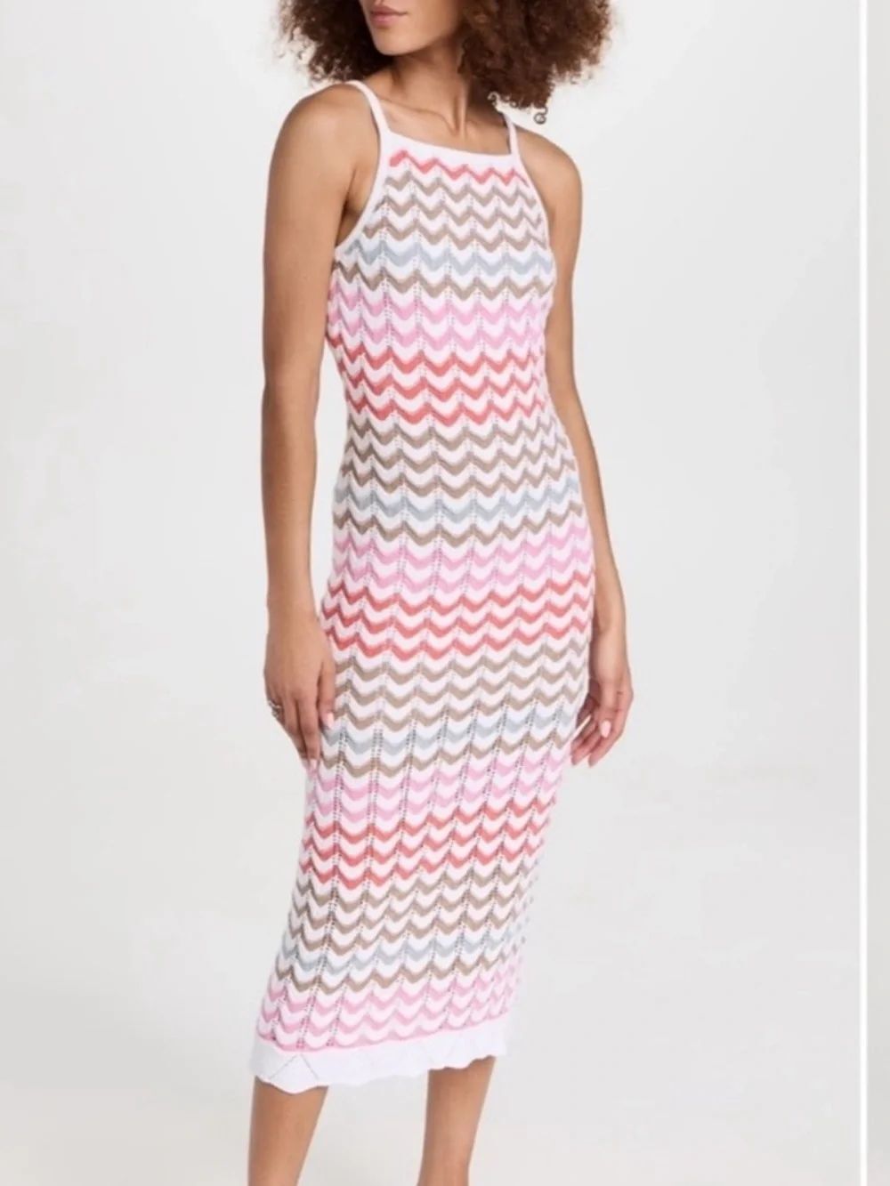 Z Supply Chevron Knit Midi Dress XS